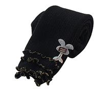 Générique Jogging Ado Fille Enfant en Bas âge Enfants bébé Filles Coton Leggings tricoté Collants Extensible Basique neuvième Pantalon Collants pour Printemps Automne Bas(Black,2-4 Ans)