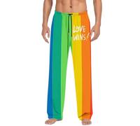 Générique Jogging Baggy Homme Pantalon Long à Cordon de Serrage imprimé Arc-en-Ciel pour Hommes(Green,XXL)