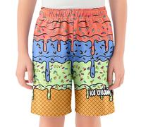 Générique Jogging Enfant Pantalons pour Filles pour Enfants,Shorts de Glace Confortables,Shorts de Baseball décontractés avec Ceinture élastique et Poches,Parfaits Un Usage Quotidien(Orange,5-6 Ans)