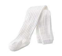 Générique Jogging Enfant Printemps et Automne Nouveaux Collants pour Enfants Filles Leggings Leggings Collants Couleur Unie Coton peigné(White,7-8 Ans)