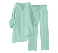 Générique Jogging Femme Ensemble Sweat,Sport Décontracté Tenue Deux Pièces Pantalon Et Sweat Capuche Grandes Tailles Coton Lin Haut Activewear Printemps Y2k Détente Oversize Chaud