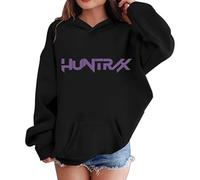 Générique Jogging Tracksuit Set 2 Pieces K-pop Demons Hunters Merch Girl Printed K-pop Demons Hunter Huntrix Huntr/X Rumi Mira Zoey Long Sleeve Pullover Hoodie Witch Tops Casual Sportswear