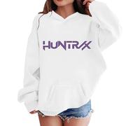 Générique Jogging Tracksuit Set 2 Pieces K-pop Demons Hunters Merch Girl Printed K-pop Demons Hunter Huntrix Huntr/X Rumi Mira Zoey Long Sleeve Pullover Hoodie Witch Tops Casual Sportswear