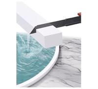 Générique Joint de Receveur de Douche Auto-adhésif, barrière d'eau for Sol de Salle de Bain, sous Les lavabos, évier de Cuisine, 5x200cm/2x78in(1.5cm,2.5x200cm/1x78in)