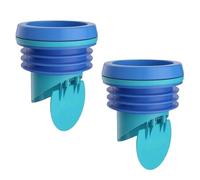 Générique Joint de Toilettes Anti-Odeur avec clapet Anti-Retour pour tuyaux en PVC de 100 à 110 mm(Bleu)