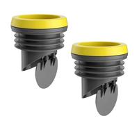 Générique Joint de Toilettes Anti-Odeur avec clapet Anti-Retour pour tuyaux en PVC de 100 à 110 mm(Gris)