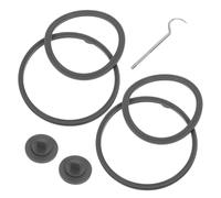 Générique Joint Torique en Silicone pour Bouteille D’eau et Shaker - Lot de 7 Pièces - Étanchéité Anti-fuite Solide - Remplacement pour Couvercle de Bouteille de Sport et Mixeur -
