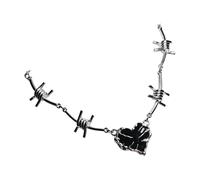 Générique Joli collier pendentif gothique en forme de cœur, longueur réglable, chaîne de clavicule, bijoux pour galant, accessoires de nuit
