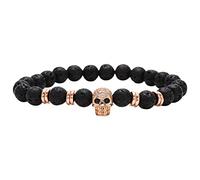 Générique Jonc Élastique Couple Bijoux Bracelet de perles de bouddha Bracelet Bracelets pour hommes et femmes Petite De De Bijoux (Rose Gold, One Size)