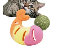 Générique Jouet à mâcher à la cataire | Forme crevette, Jeu de Dentition à l'à Chat,Jouet interactif pour Chat,pour Exercice à Domicile, Appartement, fête, Foyer Multi-Animaux