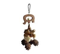 Générique Jouet à mâcher des Oiseaux | des Jouets Pendants à la volière, des Jouets de Perroquet drôles, Un Jouet à mâcher de Pince pour Les Petits et Moyens Oiseaux