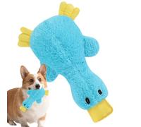 Générique Jouet À Mâcher pour Chien,Canard Bruissant Résistant aux Morsures Doux | Peluche Couchant avec Bruit | pour Toutes Tailles de Chiens Maison Jardin Extérieur