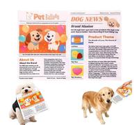 Générique Jouet à mâcher pour Chien en Forme de Journal,Durable et Indestructible (1 pièce,Large)