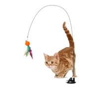 Générique Jouet à Plumes pour Chat Jouet pour Chaton avec Ventouse