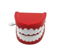 Générique Jouet À Remonter avec Dents Qui Claquent - 6,4 X 4 Cm, Dentier De Marche Classique, Cadeau Gag | Dents Sautantes Mécaniques ABS pour | Créateur De Bruit D'horlogerie Rétro pour Les