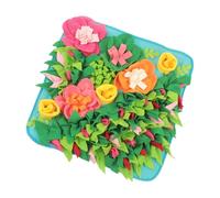 Générique Jouet à renifler pour Chien, Tapis à Fleurs Doux résistant à la | Tapis de fleurs doux encourageant la capacité de recherche de nourriture, soulage le Stress et l ' ennui, Puzzle