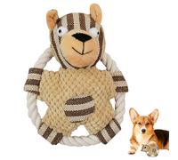 Générique Jouet À Sonnette pour Chien | Jouet Interactif Qui Couine pour Chiens | Compagnon Anti-Destruction pour Races Moyennes Et Grandes, Forme Nettoyante Dentaire pour Dressage Et Divertissement
