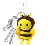 Générique Jouet Abeille en Peluche - Petite Pendentif en Peluche, Texture Moelleuse Et Détails pour Créer Un Accent Décoratif, Design Compact À Clipser Qui s'adapte Facilement À n'importe Q