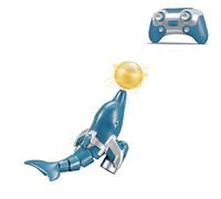 Générique Jouet Animal Dauphin à Commande sans Fil, Bateau avec Boule rotative, Jouet télécommandé Flexible, d ' Anniversaire pour, Animal à Distance pour l ' extérieur et l ' été