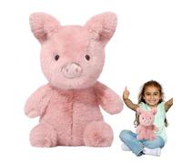 Générique Jouet Animal en Peluche - Cochon Mignon en Peluche Douce - Compagnon Doux Oreiller Coussin pour Femme Fille Amie
