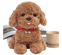 Générique Jouet Animal en Peluche Robot Chiot Réaliste - Jouet Interactif Électronique Qui Marche et Parle | Chiot Robotisé Qui Marche pour | Cadeau pour Garçons Filles Anniversaire