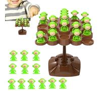 Générique Jouet Arbre d'Équilibre,Jouet Interactif Singe Entraînement Concentration Apprentissage Précoce | Jeu Éducatif Arbre d'Équilibre Animal,pour 3+ Maison École Maternelle Fête Noël