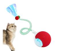 Générique Jouet Automatique pour Chat | Jouet Évolué pour Chaton avec Queue en Filet Élastique - Jeux Électriques pour Exercice Chatons Griffoir Sol Intérieur