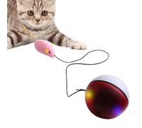 Générique Jouet Balle Chat - Jeu Intelligent Et Amusant Rechargeable,Jouet A Balle Roulante Anti Ennui - pour Enrichissement Stimulation Contre L'Ennui Jeu De Poursuite Chien Intérieur