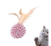 Générique Jouet Boule De Plumes pour Chat, Jouet Boule De Plumes pour Chats | Drôle De Teaser De Chat,Balle Interactive en Plumes De, Balle en Plumes De, Taquin pour Jouer, Chasse, Intérie