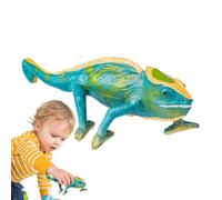 Générique Jouet caméléon réaliste - Figurine lézard, Jouet éducatif | Reptile à Changement de Couleur Solide avec Design interactif, décor de, Apprentissage visuel en Famille, activité sensoriel