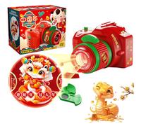 Générique Jouet caméra de Projection - ABS 9,5x6x7,7cm | Jouets pour Faisant Semblant Jouer avec Projections d', visionneuse éducative Amusante pour la journée des, Pâques, Thanksgi