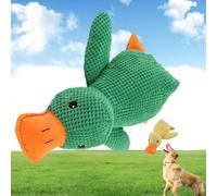 Générique Jouet Canard apaisant Vivahine, Jouet Canard apaisant Noovelo for Chiens, Durable et couineur for Les mâcheurs agressifs(Green)