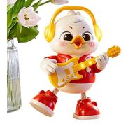 Générique Jouet Canard Dansant Musical,Automatique avec Design Guitare,Jouet Électrique avec Lumières Et Sons | pour Maison Crèche École Maternelle Terrain De Jeux Célébration Petit Cadeau De