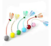 Générique Jouet Chat Interactif 2 Pièces Balle Chat Qui Bouge Toute Seule Interieur avec Speedy Tail 2.0 Balle Interactive Chats Intelligent, Balles Roulante Automatique pour Chats et Chiens-2pcs