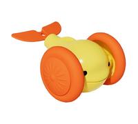 Générique Jouet Chat Roulant Automatique - Divertissement sans Intervention | Boule Intelligente Interactive avec Lumières LED Et Vibration | pour Chatons Intérieur Et Félins Actifs, Rechargeable USB