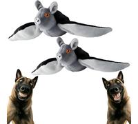 Générique Jouet « Chauve-Souris Volante » pour Chiens et Chats (2 Pcs) | Ses ailes qui battent et ses sons de gazouillis stimulent le jeu actif chez les chiens et les chats