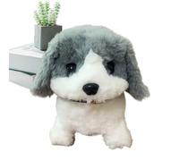 Générique Jouet Chien à Queue Remuante - Animal en Peluche Réaliste et Compagnon - Robot Chien Chiot - pour Famille Amis des Animaux Garçons Filles Maison Anniversaire Noël
