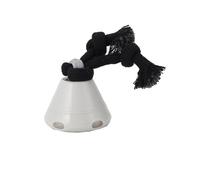 Générique Jouet Chien Intelligent, 2025 Nouveau Jouet Chiot Indestructible Interactif pour Chat, Jouets Qui Bouge Seul Rechargeable par USB (Blanc)