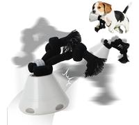 Générique Jouet Chien Intelligent, 2025 Nouveau Jouet Chiot Indestructible Interactif pour Chat, Jouets Qui Bouge Seul Rechargeable par USB (Blanc)