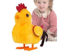 Générique Jouet Coq Qui Marche | Jouet Interactif avec Chants et Mouvements Réalistes,Jeu Sensoriel Éducatif pour Anniversaire et Cadeaux Festifs