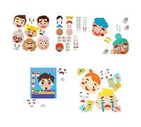 Générique Jouet d'apprentissage Social Et Émotionnel - Kit De Jeu en Feutre avec Visages Amusants, Tableau D'é De Changement D'expression, Jouet De Reconnaissance des Émotions pour | Ensemble De