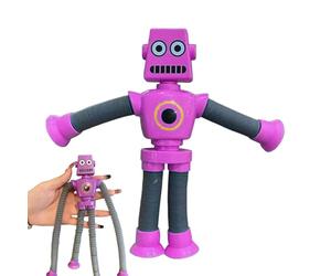 Générique Jouet d'aspiration Robot | Jouets à Ventouse télescopiques en constante évolution - Jouet sensoriel éducatif avec lumière LED pour