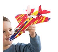 Générique Jouet d'avion Planeur | Avions en Mousse Souple Rechargeables | Avion Planeur en Mode vol avec Fonction de Rotation, Jouet Volant extérieur pour garçons Filles Cadeau