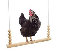 Générique Jouet De Balançoire De Poulet - De Poulailler | De Poulets Naturels en Bois | Échelle De Perche Stable, Jeu Sûr, Enrichissement du Poulailler, Balançoire pour Le Repos des Volailles, Coq