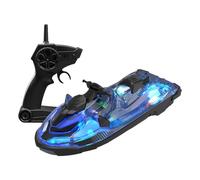 Générique Jouet de Bateau télécommandé, Bateau télécommandé | Jouets de de Course Signal Fort 2,4 GHz - Jouets de de Course éclairés, Jouet de Jeu d'eau Amusant pour garçons et Filles âgés de 6 an