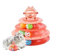 Générique Jouet de Boule de Chat de Plateau tournant, Plateau tournant interactif de Jouet de Chat | Jouet pour à et Tour à Billes | Puzzle pour Chaton, Jouet d'intérieur et d'exté