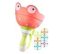 Générique Jouet De Capture De Disque Volant - Lancement Manuel Interactif, Jeu Disque Thème Grenouille | pour Jardin Pelouse Air Arrière-Cour Plage pour Garçons Filles 4 Ans Et Plu