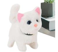 Générique Jouet de Chat Walking - CHAPINE Robot TARLAGE Interactive LA Pluse, RÉPPET CE Que Vous Dites, Sanger, DANNANCE, CONTRÔLE Touche avec Leah, Taille du Taille ET LA Tête de tête, électrique K