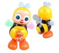 Générique Jouet de Danse pour bébé - Abeille Musicale avec lumières, Jouet de développement sensoriel Amusant pour, Panier de Noël, Pâques, Voyage, Maison, école, récréation, 13,5 x 12 x 20 cm