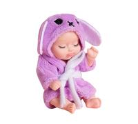 Générique Jouet de de Simulation - Mini Corps Souple Reborn, de bébé réelle de 4,3 Pouces, Compagnon de Jeu d'interactivité créatif, façonneur de boîtier d'accessoires synthétiques, pour